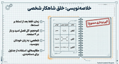 نحوه درست خلاصه نویسی در شیمی کنکور