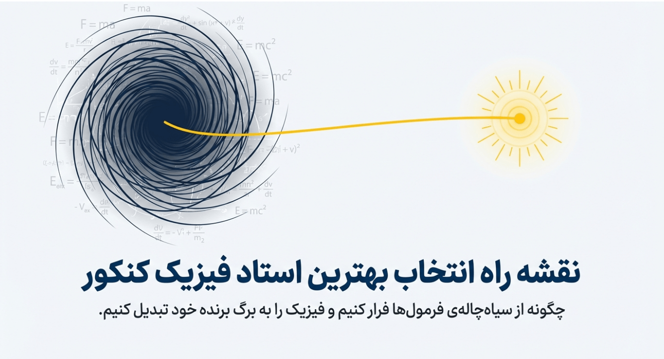 نقشه راه انتخاب بهترین استاد فیزیک کنکور